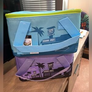Trader Joe's Reusable Insulated Cooler Bag - Light Blue